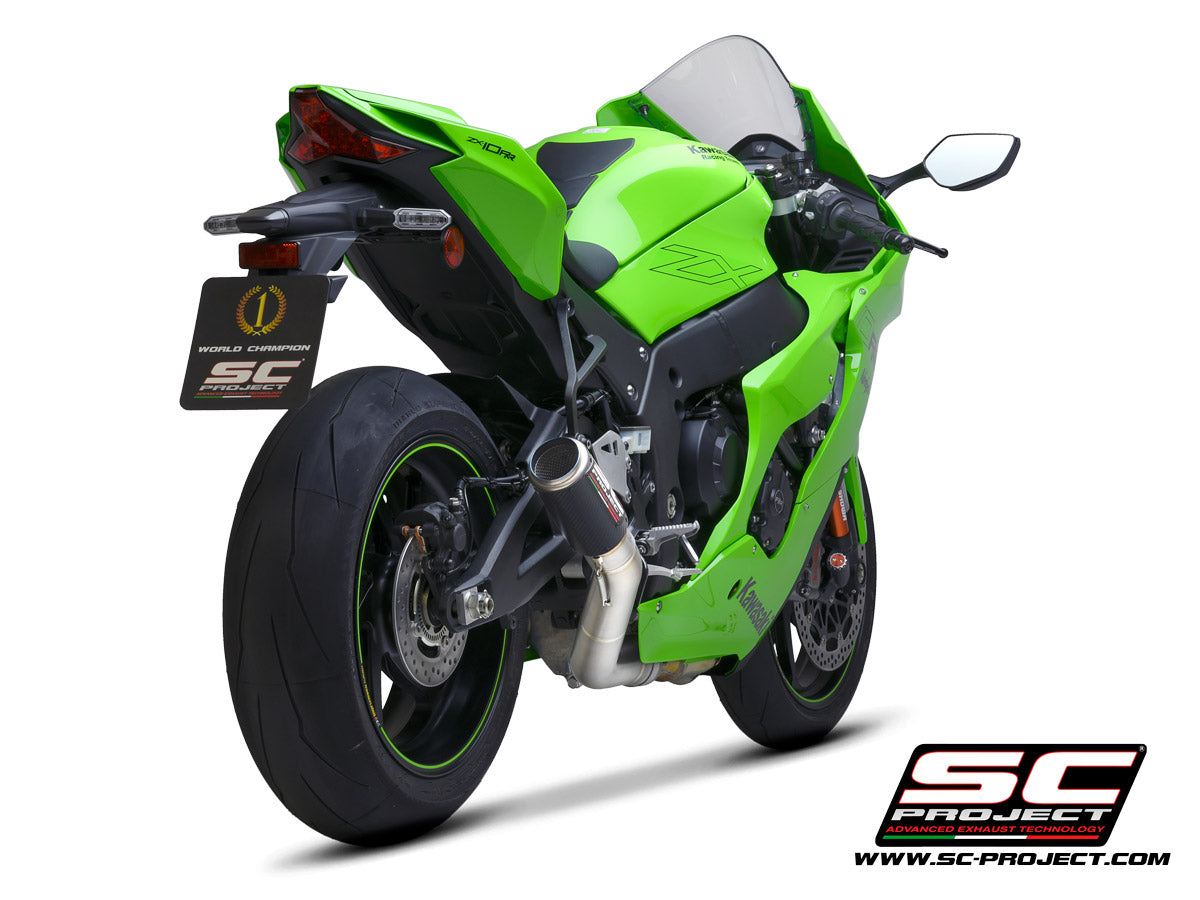 SC Project CR-T Slip-On Exhaust for Kawasaki ZX-10R 2021-23