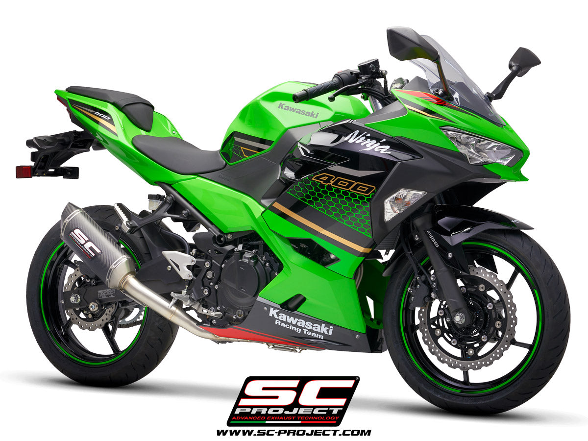 SC Project SC1-M Full Exhaust System for Kawasaki Ninja 400 2018-22