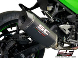 SC Project SC1-M Slip-On Exhaust for Kawasaki Ninja 400 2018-22