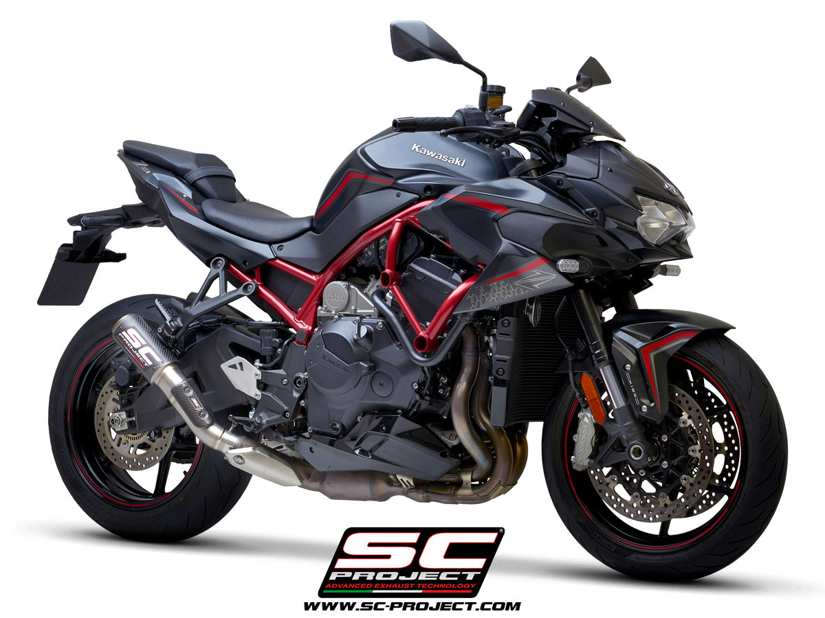SC Project CR-T Slip-On Exhaust for Kawasaki Z H2