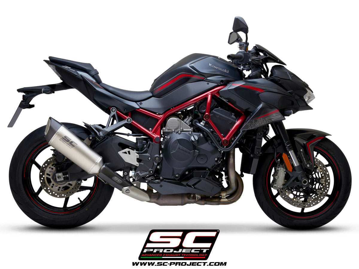 SC Project SC1-R Slip-On Exhaust for Kawasaki Z H2 2020-23