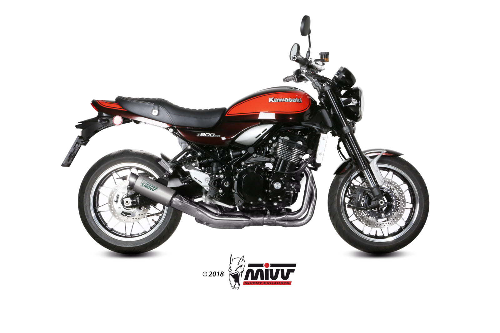 Mivv GP Pro Slip-On Exhaust for Kawasaki Z900RS 2018-22