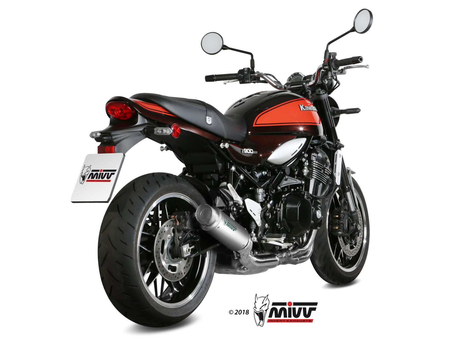 Mivv GP Pro Slip-On Exhaust for Kawasaki Z900RS 2018-22