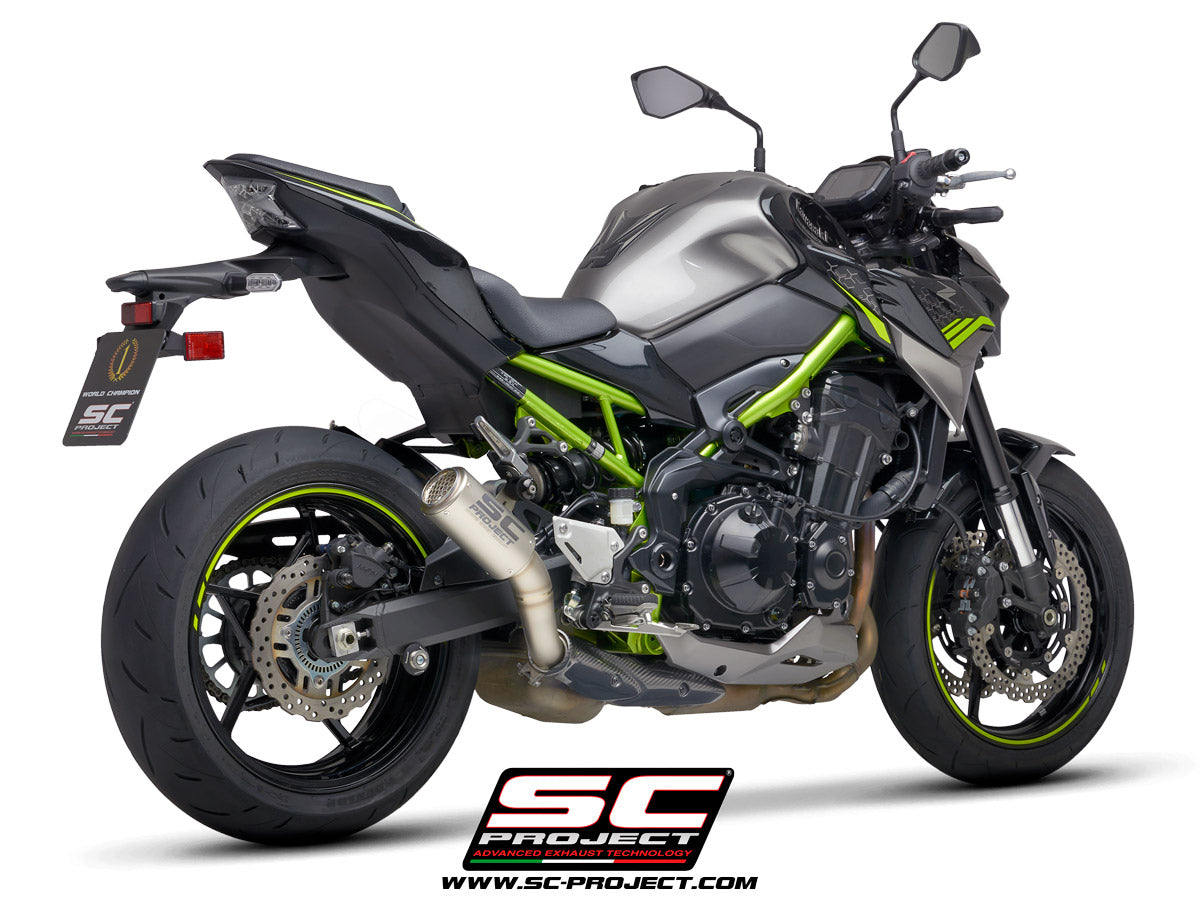 SC Project CR-T Slip-On Exhaust for Kawasaki Z900 2020-2023