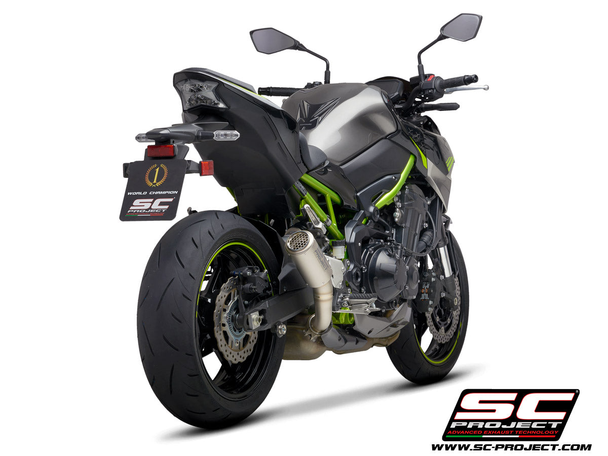 SC Project CR-T Slip-On Exhaust for Kawasaki Z900 2020-2023