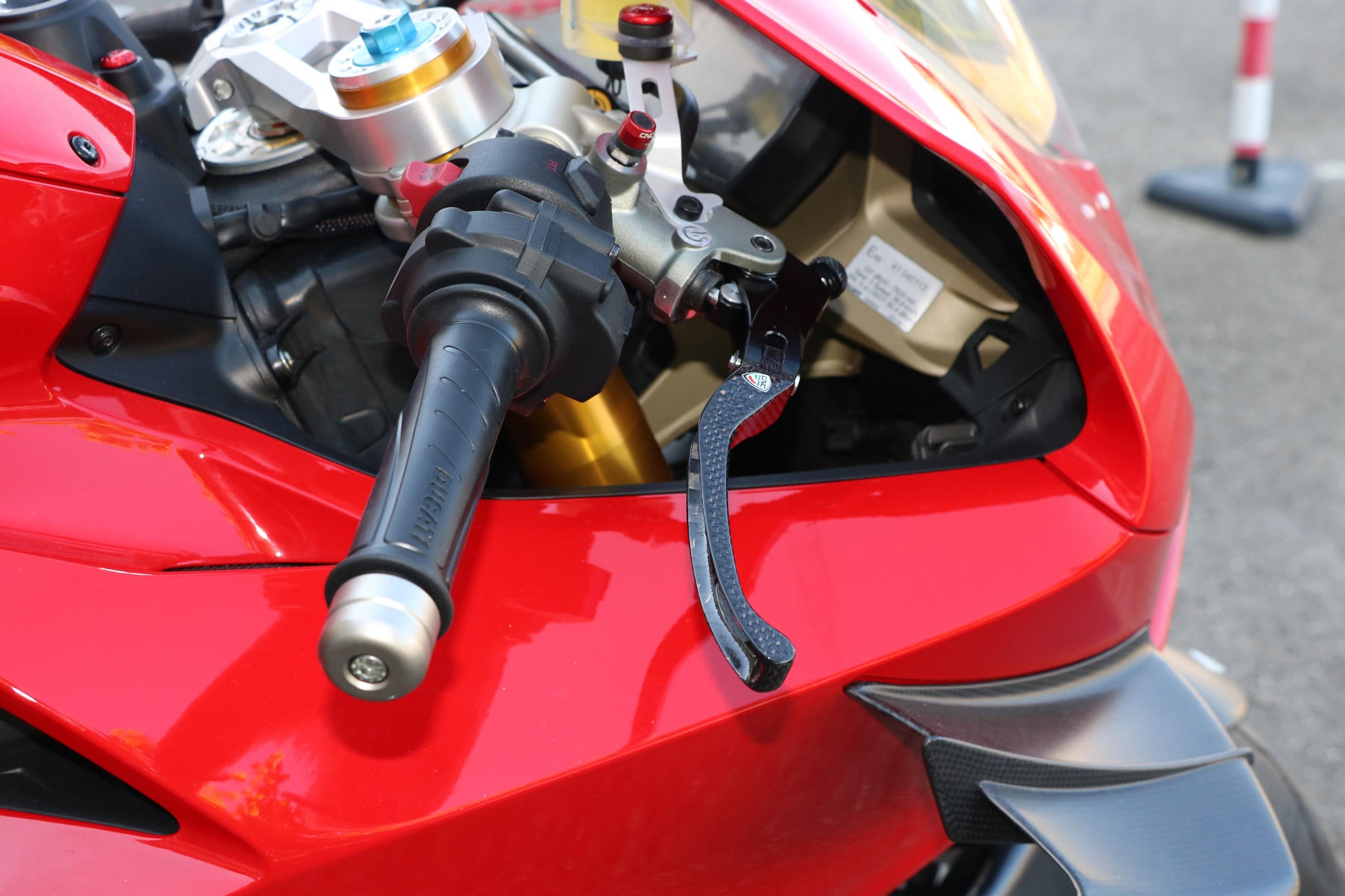 CNC Racing Carbon Fibre Folding Lever for Ducati Monster 937
