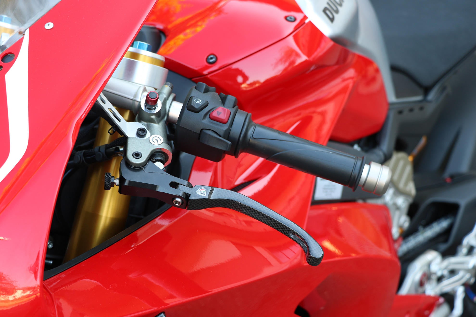 CNC Racing Carbon Fibre Folding Lever for Ducati Monster 937