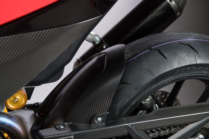 LighTech Carbon Fibre Rear Mudguard For Aprilia RSV4 2021-22