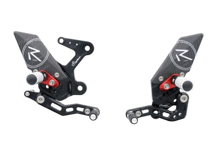 LighTech R Version Adjustable Rearsets for Kawasaki Ninja 400 2018-22