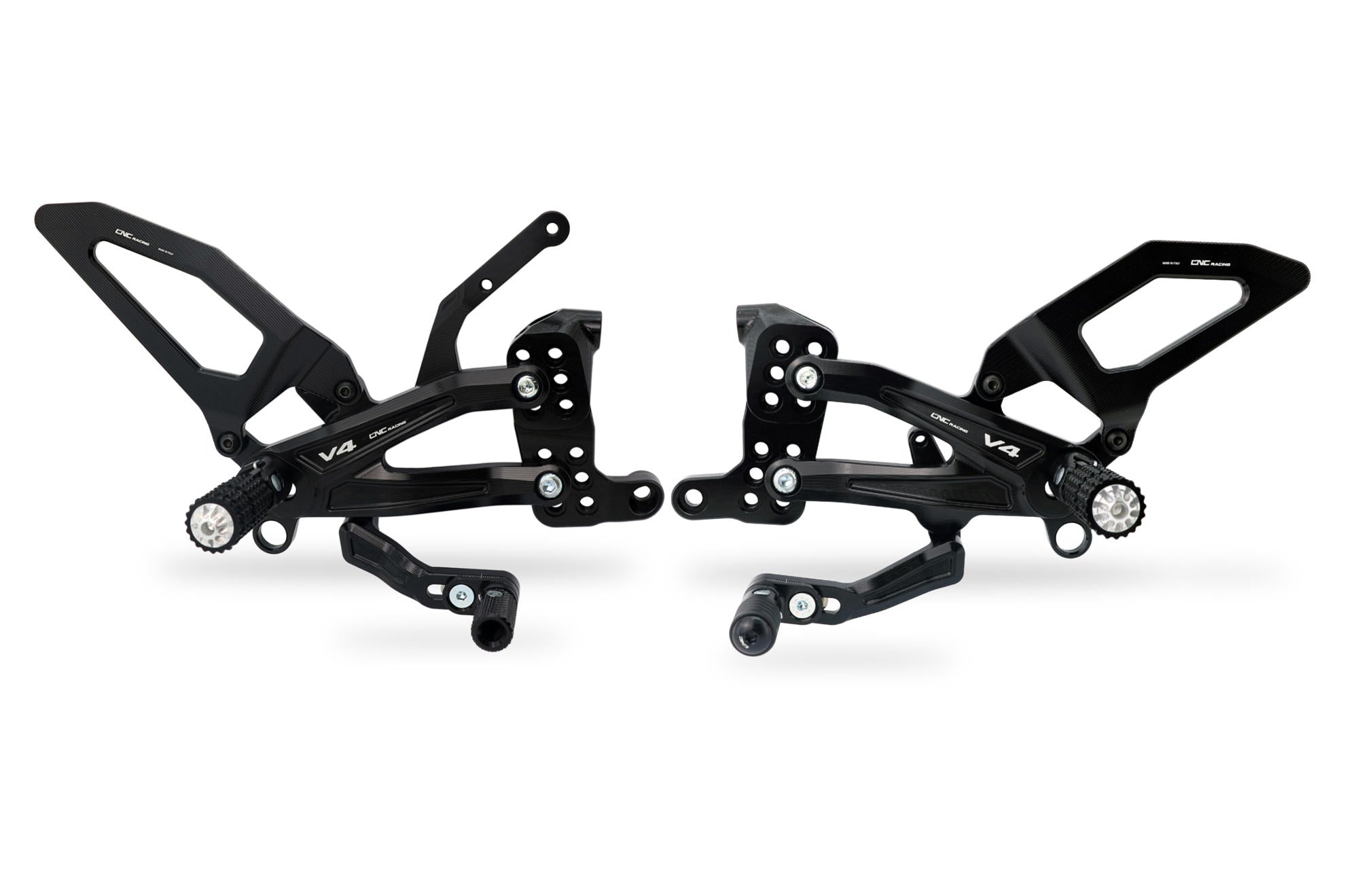 CNC Racing Adjustable Rearsets For Ducati Streetfighter V4