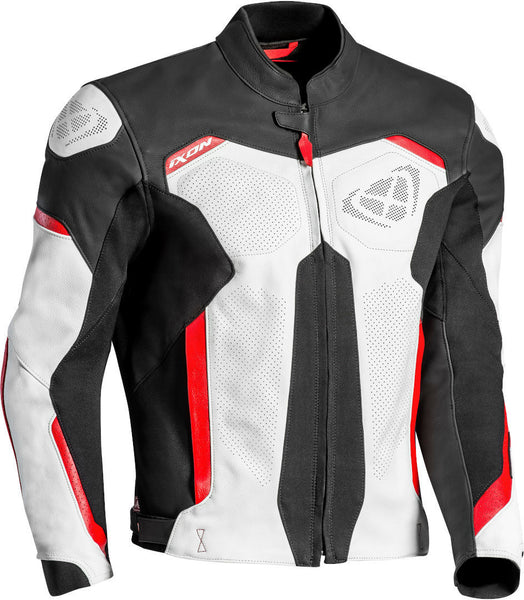 ixon rhino jacket レザージャケット Rhino_blanc_noir_rouge_grande.