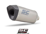 SC Project SC1-M Slip-On Exhaust for Kawasaki Ninja 400 2018-22