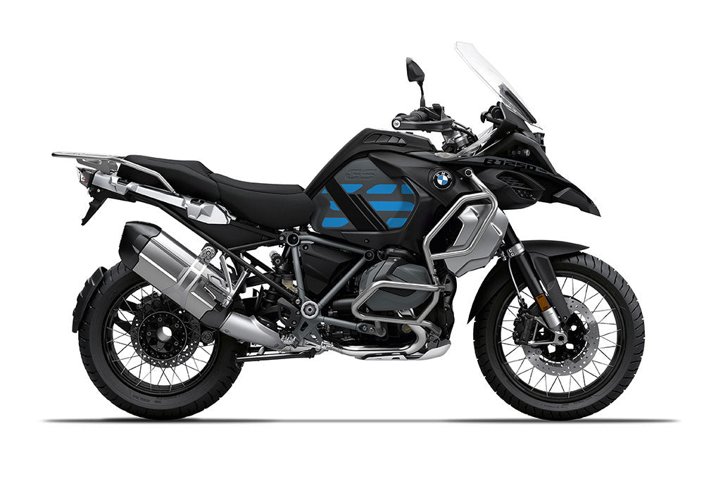 SCD BMW R1250GS Adventure Triple Black GS-Line Blue Stickers