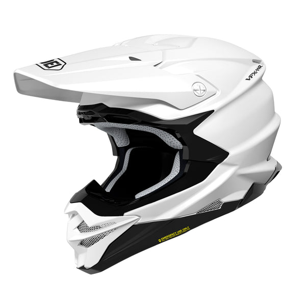 Shoei VFX WR Motocross White Helmet