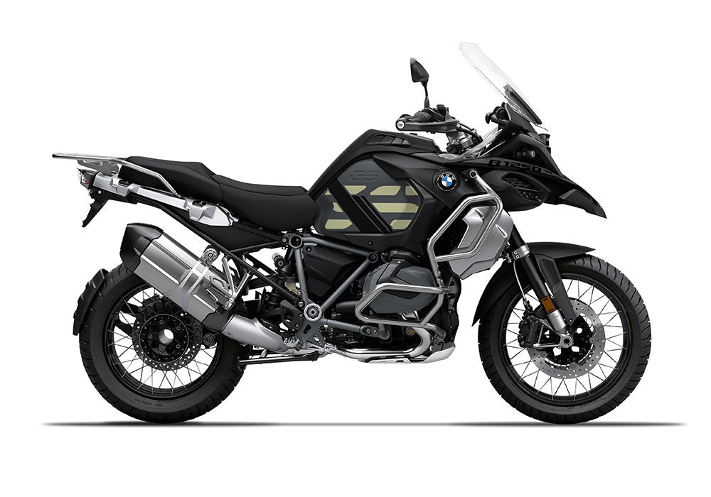 SCD BMW R1250GS Adventure Triple Black GS-Line Champagne Stickers
