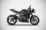 ZARD Conical Slip-on Exhaust for Triumph Street Triple RS