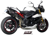 SC Project Oval Exhaust for TRIUMPH SPEED TRIPLE 1050 (2011-15)