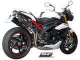 SC Project Oval Exhaust for TRIUMPH SPEED TRIPLE 1050 (2011-15)