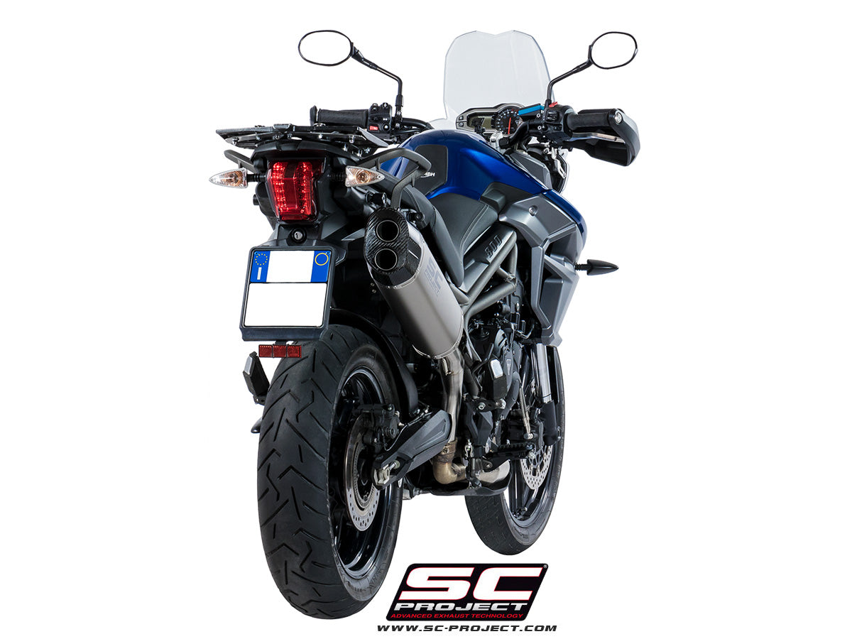 SC Project Adventure Slip-On Exhaust For Triumph Tiger 800 (2017-20)