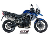 SC Project Adventure Slip-On Exhaust For Triumph Tiger 800 (2017-20)