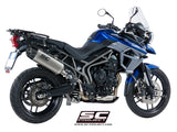 SC Project Adventure Slip-On Exhaust For Triumph Tiger 800 (2017-20)