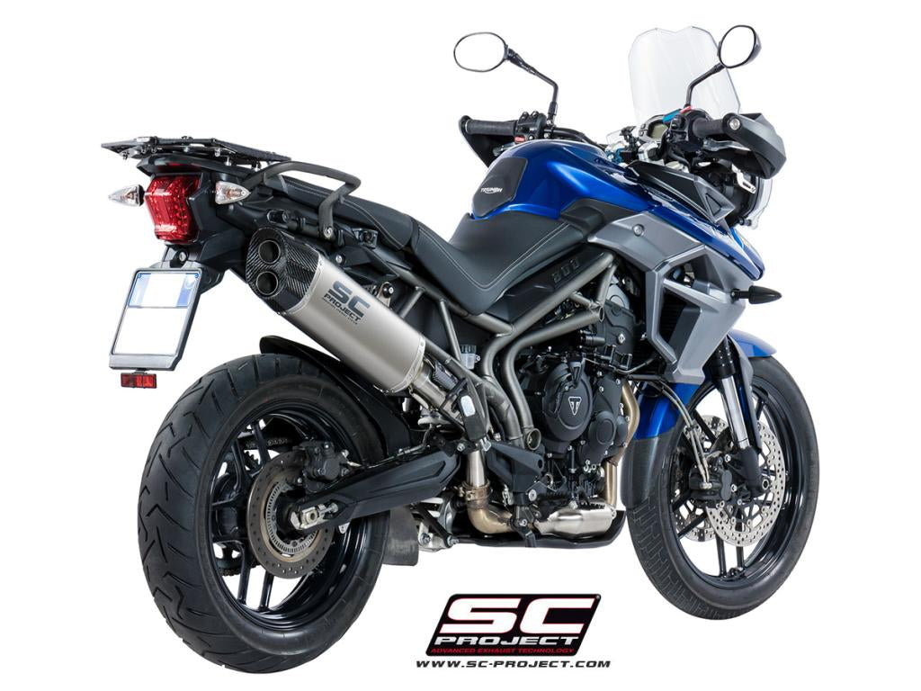 SC Project Adventure Slip-On Exhaust For Triumph Tiger 800 (2017-20)