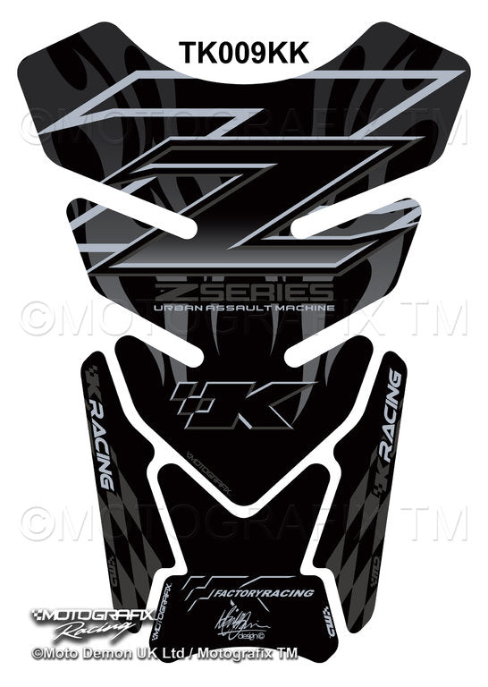 Motografix Black Motorcycle Tank Pad