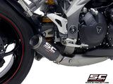 SC Project CR-T Slip-On Exhaust for Triumph Speed Triple RS