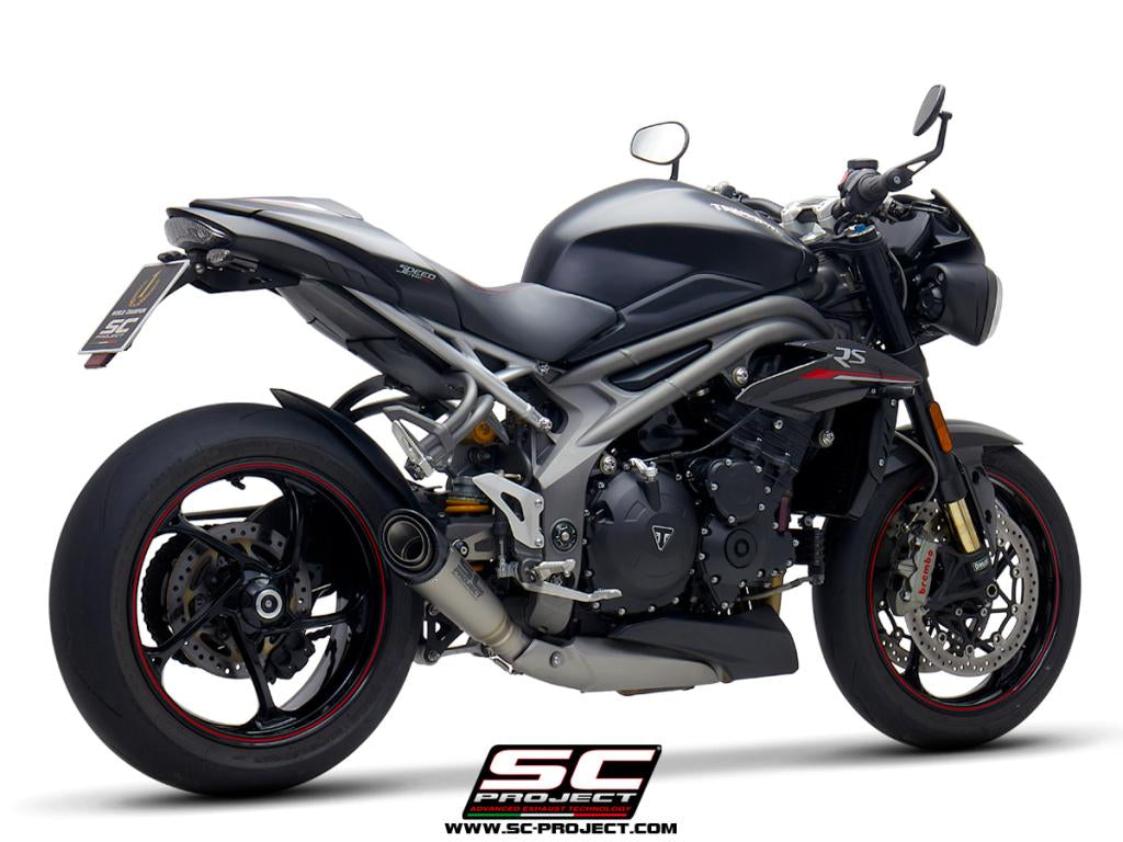 SC Project S1 Slip-On Exhaust for Triumph Speed Triple RS