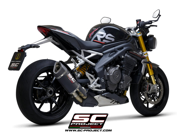 SC Project SC1-R GT Slip-On Exhaust for Triumph Speed Triple 1200 RS 2021-23
