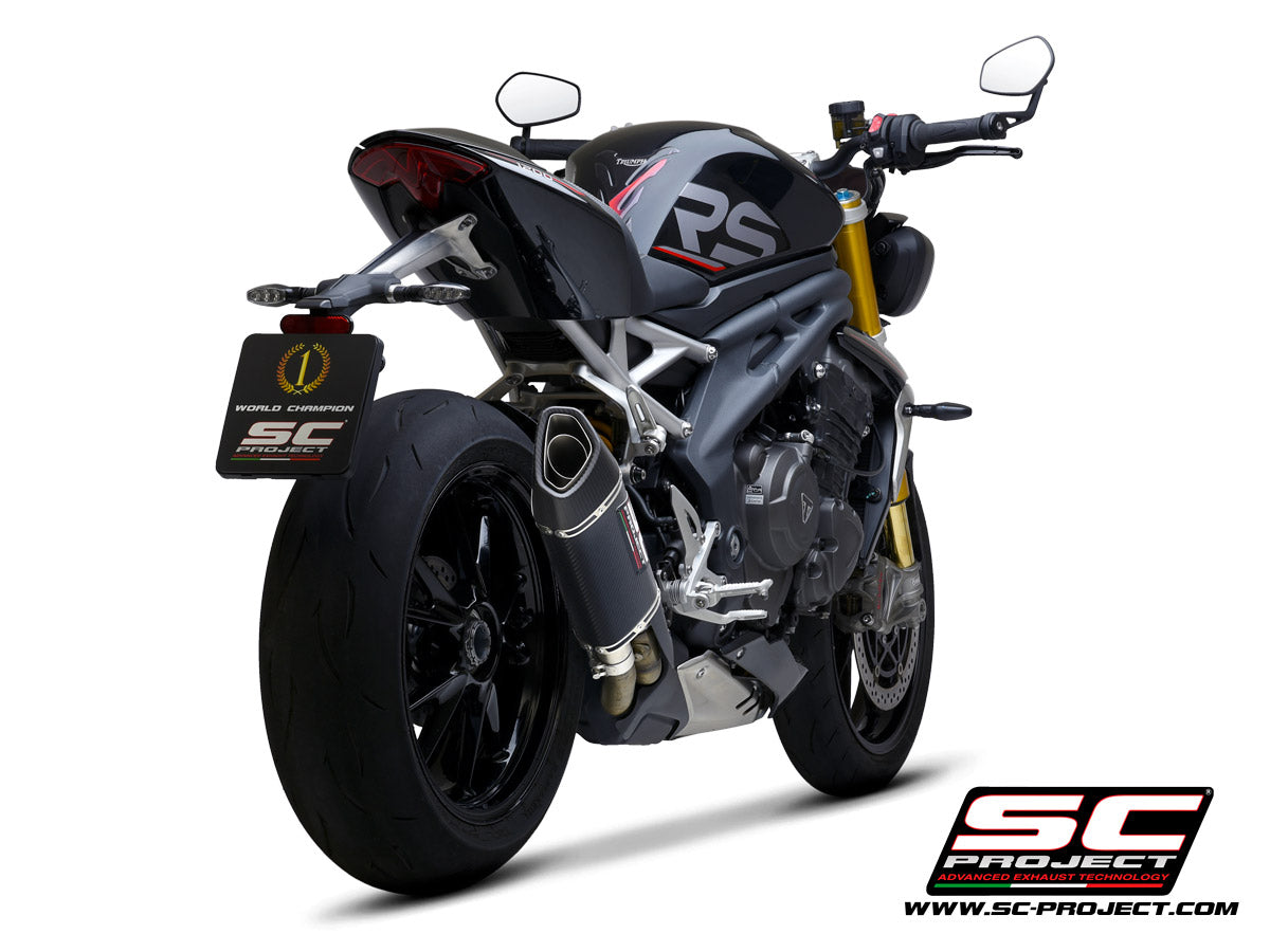 SC Project SC1-R GT Slip-On Exhaust for Triumph Speed Triple 1200 RS 2021-23