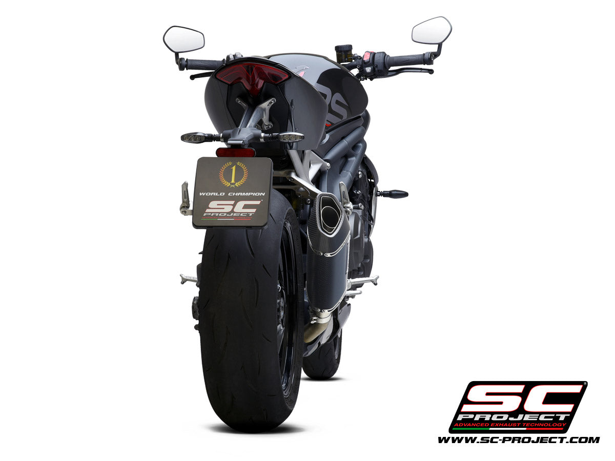 SC Project SC1-R GT Slip-On Exhaust for Triumph Speed Triple 1200 RS 2021-23