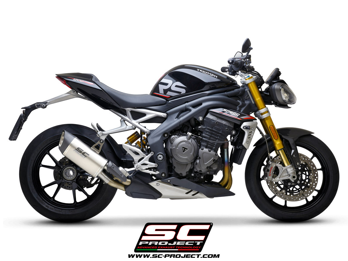 SC Project SC1-R GT Slip-On Exhaust for Triumph Speed Triple 1200 RS 2021-23