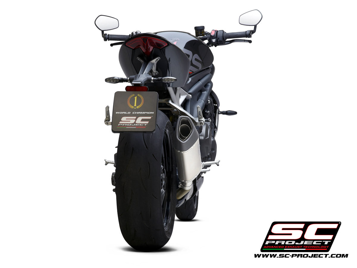 SC Project SC1-R GT Slip-On Exhaust for Triumph Speed Triple 1200 RS 2021-23