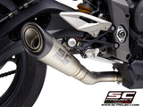 SC Project S1 Slip-On Exhaust For Triumph Street Triple RS 2020-22
