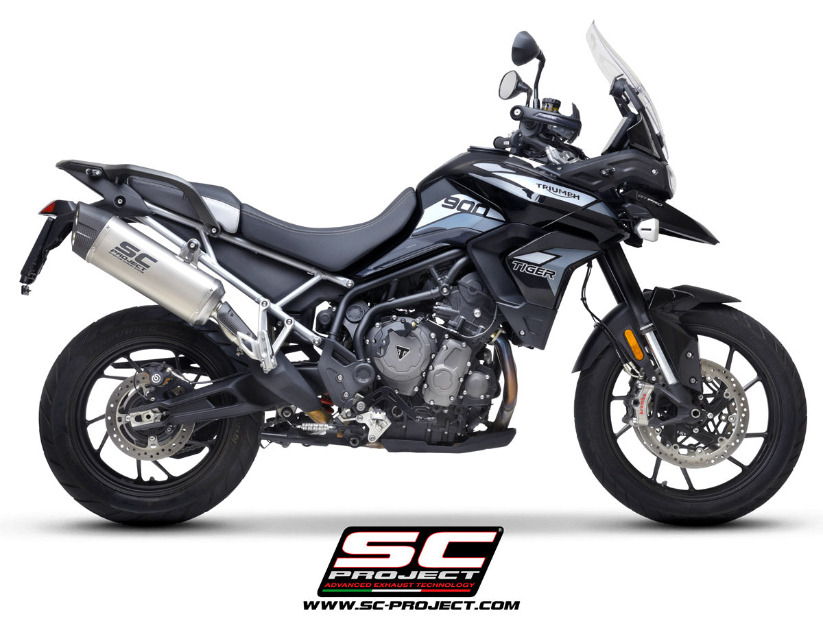 SC Project Adventure Slip-On Exhaust For Triumph Tiger 900 2020-23