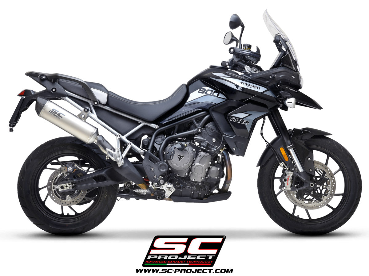 SC Project Oval Slip-On Exhaust for Triumph Tiger 900 2020-23
