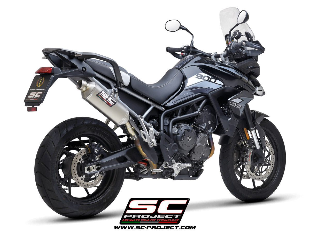 SC Project Rally Raid Slip-On Exhaust For Triumph Tiger 900 2020-23