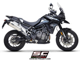 SC Project X-Plorer II Slip-On Exhaust for Triumph Tiger 900 2020-23