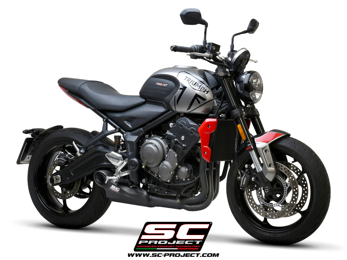 SC Project STR-1 Full Exhaust System for Triumph Trident 660 2021-23