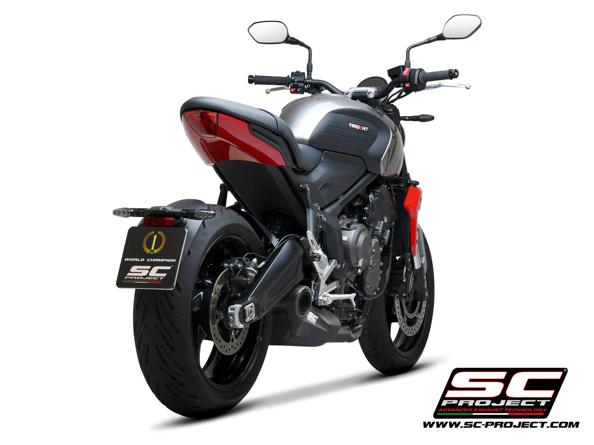 SC Project STR-1 Full Exhaust System for Triumph Trident 660 2021-23