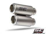 SC Project Twin CR-T Slip-On Exhaust for Triumph Speed Triple 1200 RS 2021-23