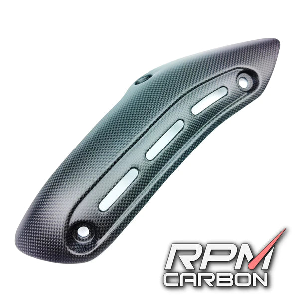RPM Carbon Fiber Exhaust Pipe Cover For Ducati Monster 821 2018-22