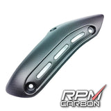 RPM Carbon Fiber Exhaust Pipe Cover For Ducati Monster 821 2018-22