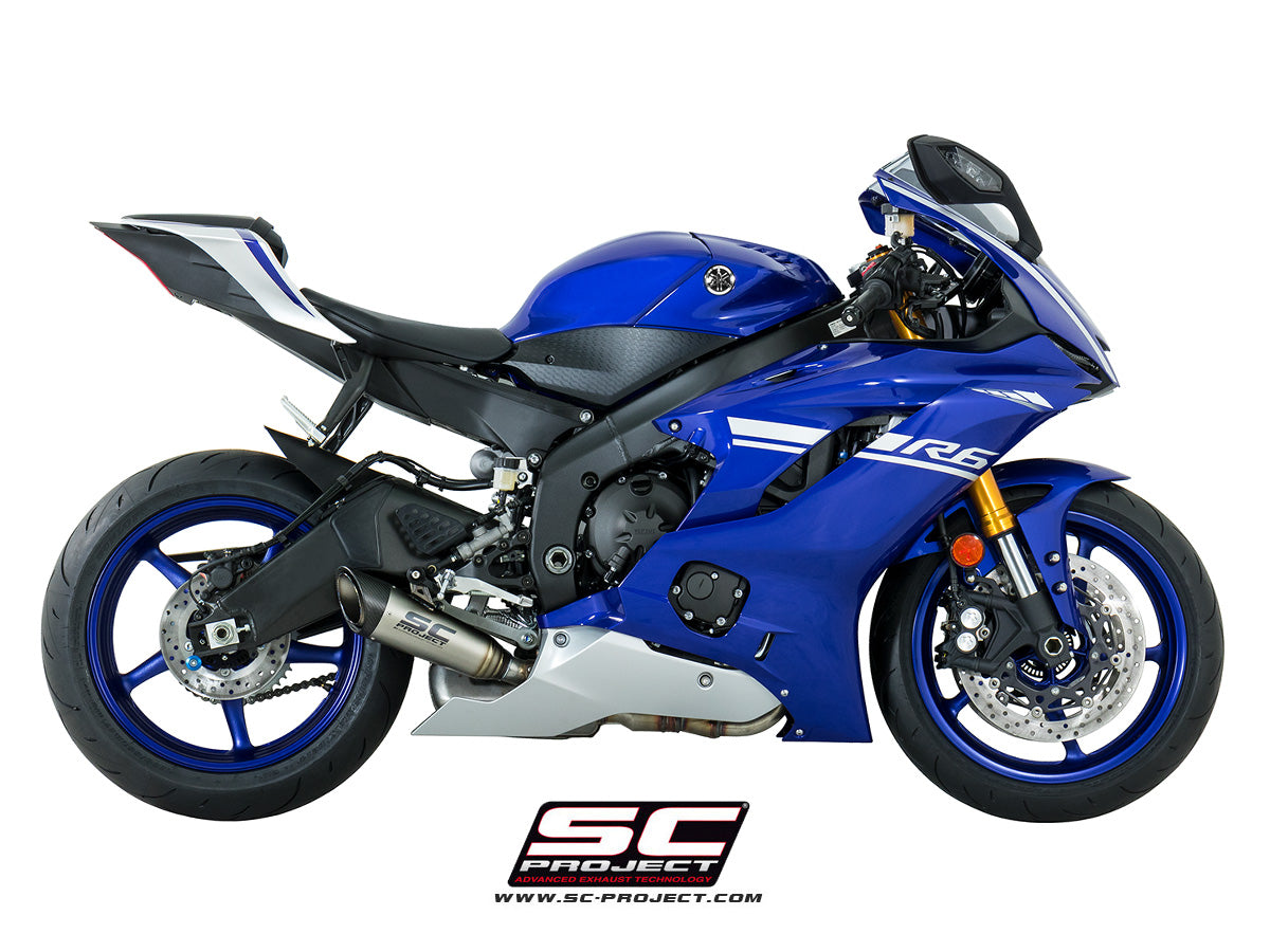 SC Project S1 Slip-On Exhaust for Yamaha R6