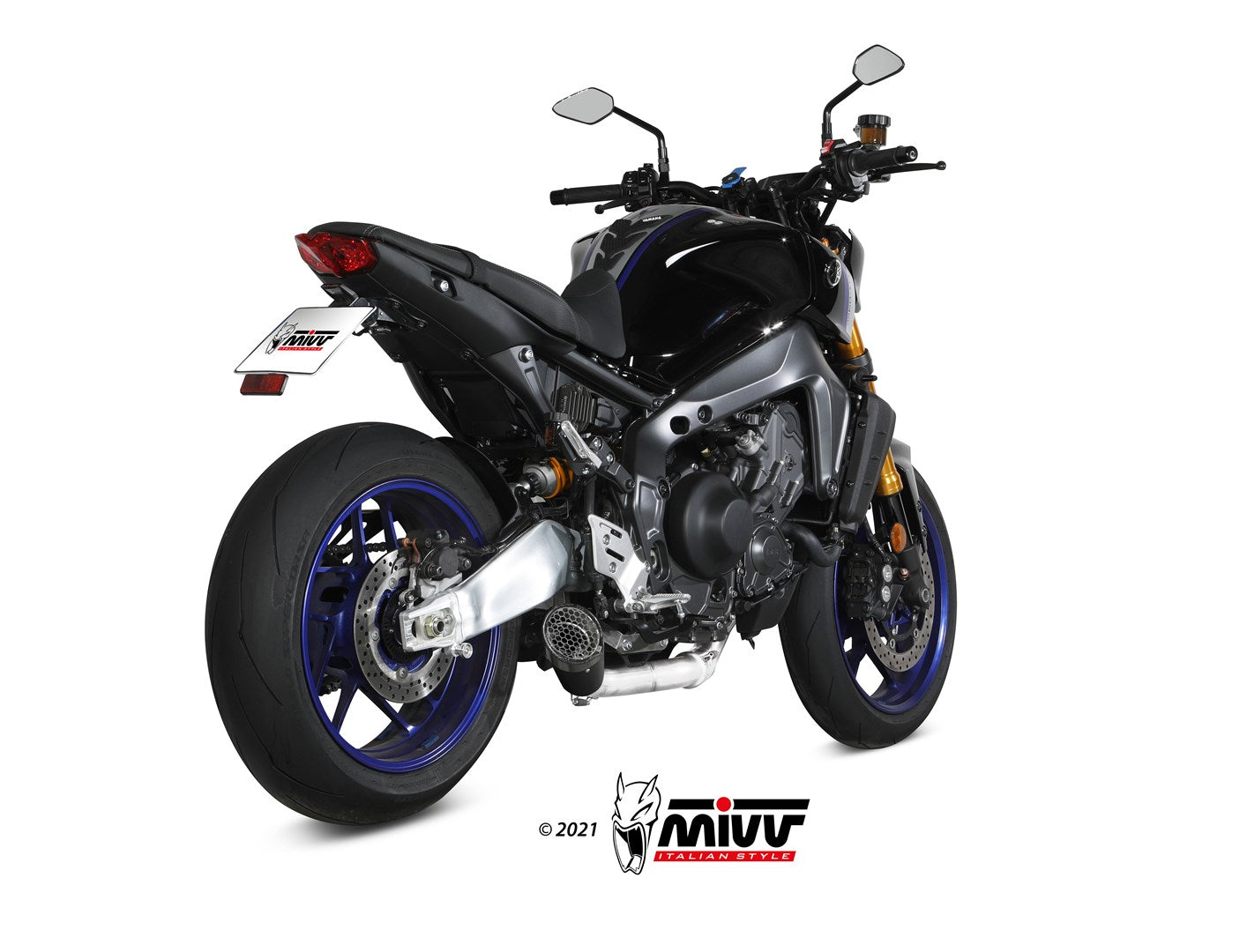 Mivv X-M5 Full Exhaust System for Yamaha MT-09 2021-22