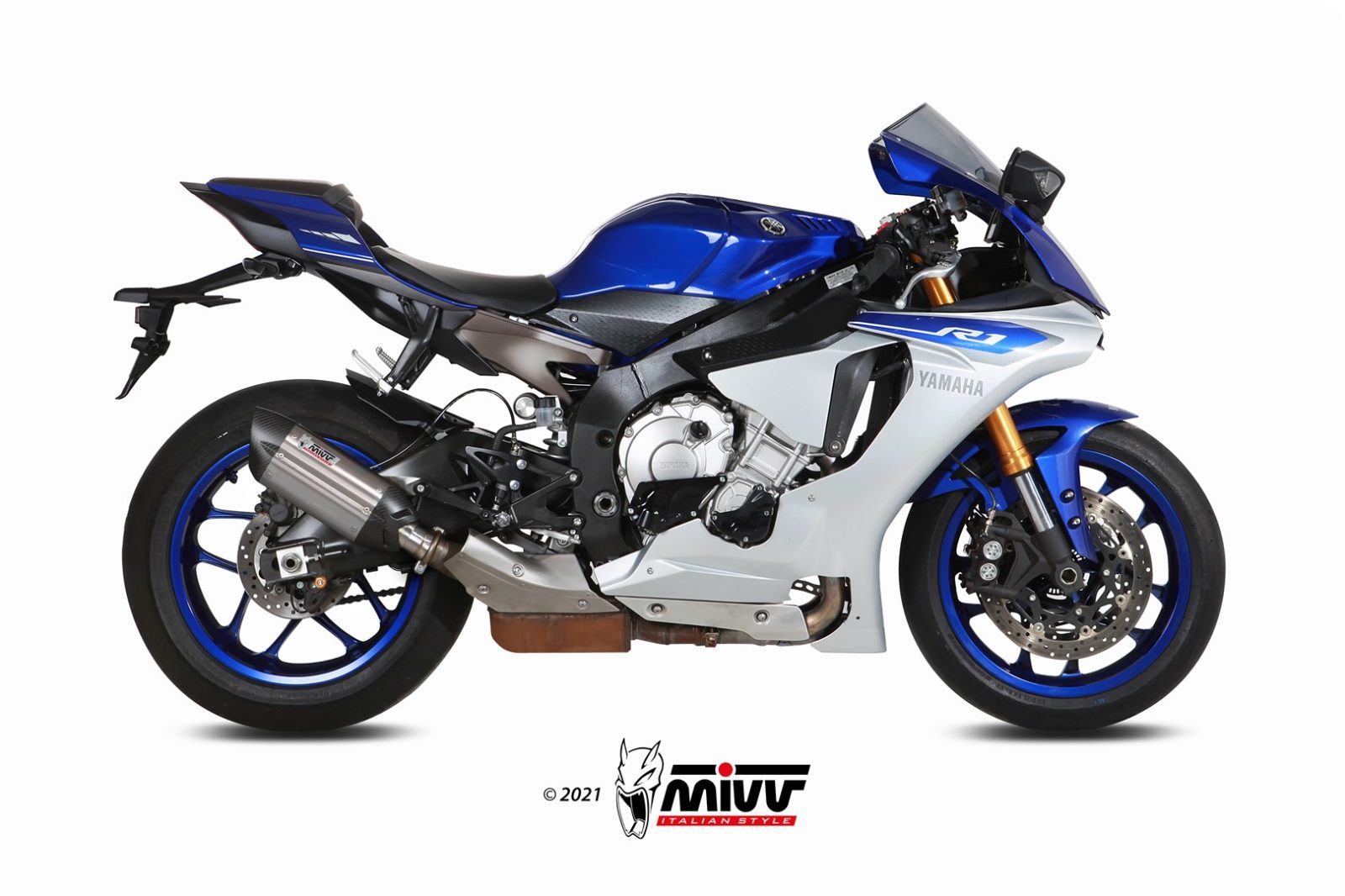Mivv Sound Slip-On Exhaust for Yamaha R1 2015-22