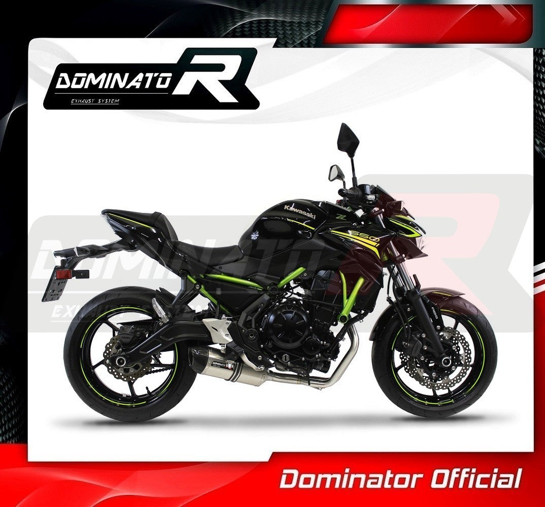 Dominator HP1 Full Exhaust System for Kawasaki Z650 2017-22