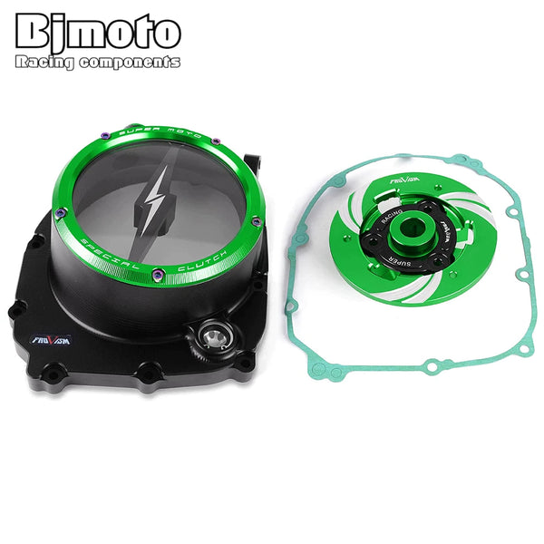CNC Racing Clear Clutch Cover & Spring Retainer R for Kawasaki Z900RS