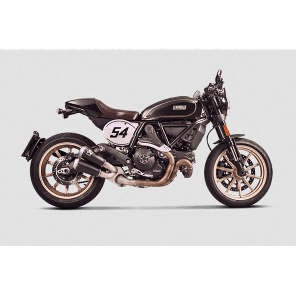 Akrapovic Titanium Slip-on Exhaust (with catalytic) for DUCATI SCRAMBLER  CAFÉ RACER 2018